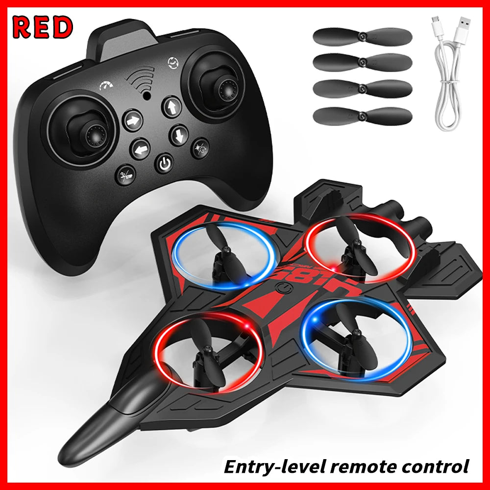 RC Camera Drone with 360 Rolling & Fixed Height Control - Tidesmit YL85-Red Tidesmit