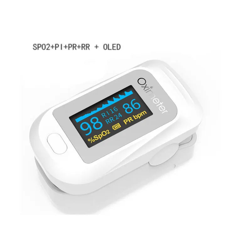 JianyouCare Finger Pulse Oled Oximeter Portable RR Blood Oxygen Saturation Meter Respiratory Rate Oximetro De Dedo Pulsioximetro