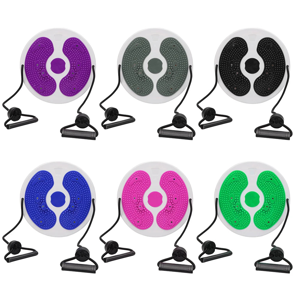 Twist Waist Disc with Resistance Bands for Core and Full Body Shaping Body Shaping Massage Equipment Tidesmit