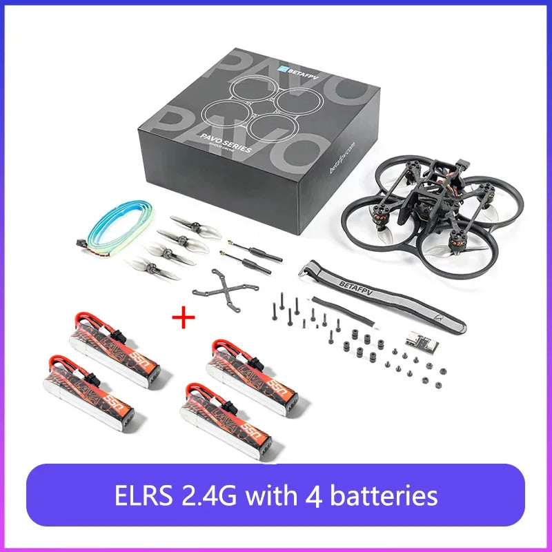 BETAFPV Pavo20 Brushless Whoop Drone | ELRS 2.4G FPV Quadcopter ELRS 2.4G 4B China Mainland Tidesmit