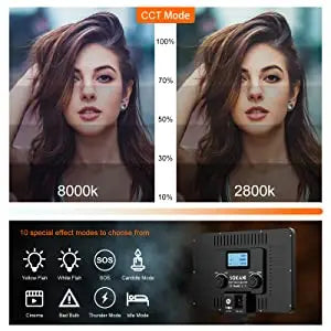LED Video Light Panel | Adjustable Studio Fill Lamp for Creators Tidesmit