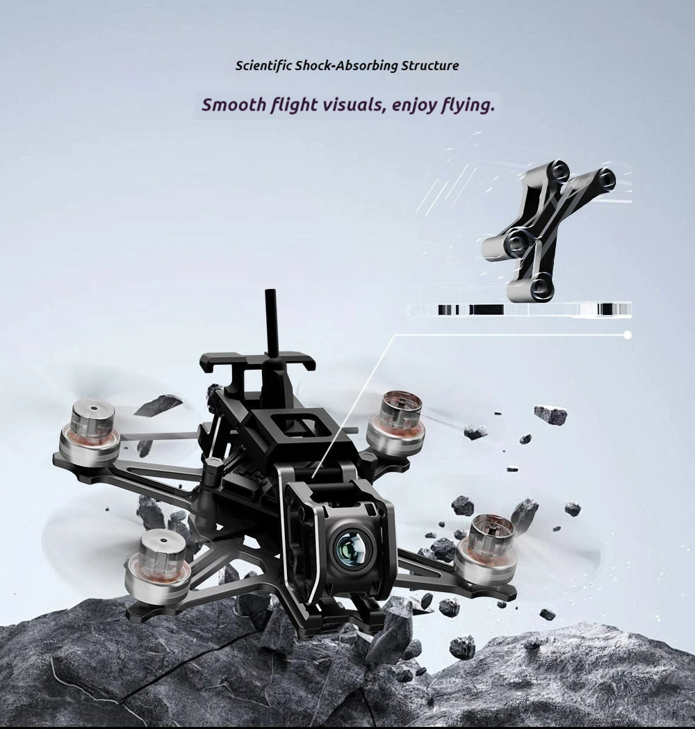 Draknight O4 4K Micro FPV Drone - 2 Inch Freestyle Quadcopter Tidesmit