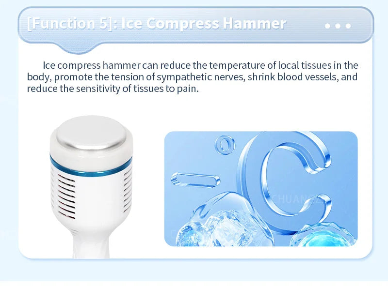 980nm Diode Laser Vascular Vein Removal Device 6-in-1 Therapy Relaxation Treatment Tidesmit