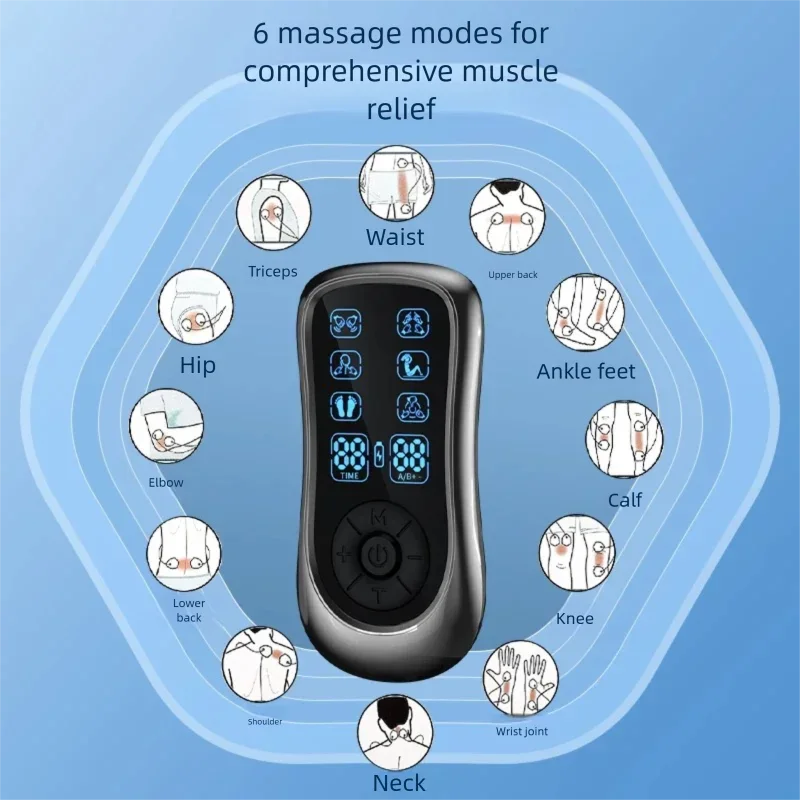 Tidesmit Electric EMS Muscle Stimulator - Rechargeable Deep Tissue Massager Massage Chairs Tidesmit