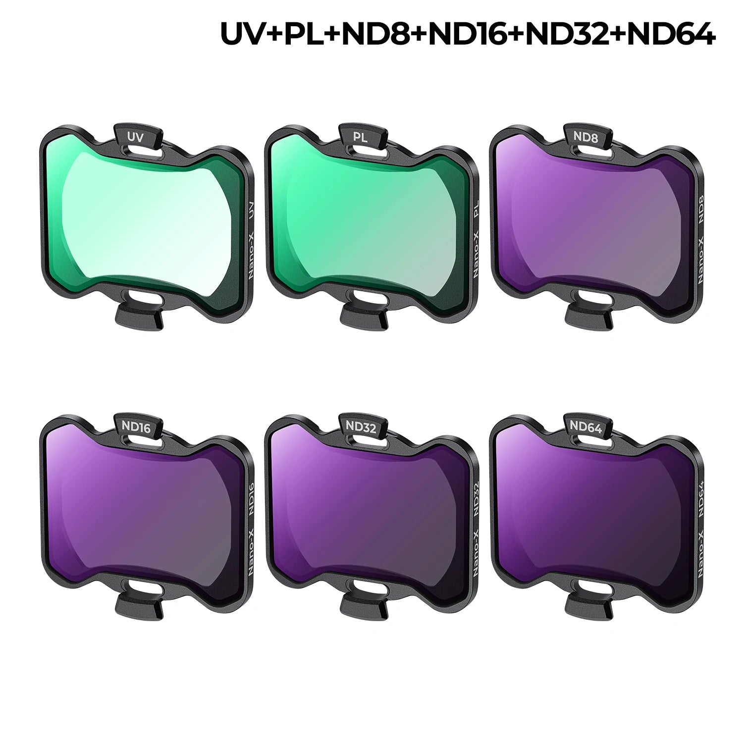 DJI Avata 2 Filter Set: Professional UV, CPL, and ND Lens Kit CPL UV ND 6set Tidesmit