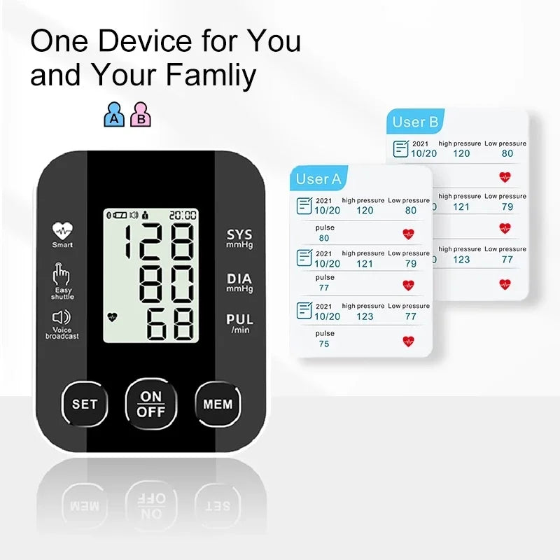 Blood Pressure Monitors for Home Use, Blood Pressure Machine Upper Arm with Large Wide Cuff Automatic Digital BP Machine