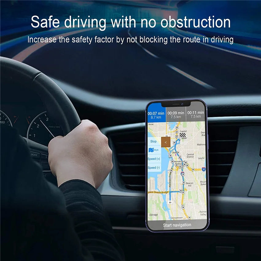 Magnetic Wireless Car Phone Charger – Fast Qi Certified Mount Tidesmit