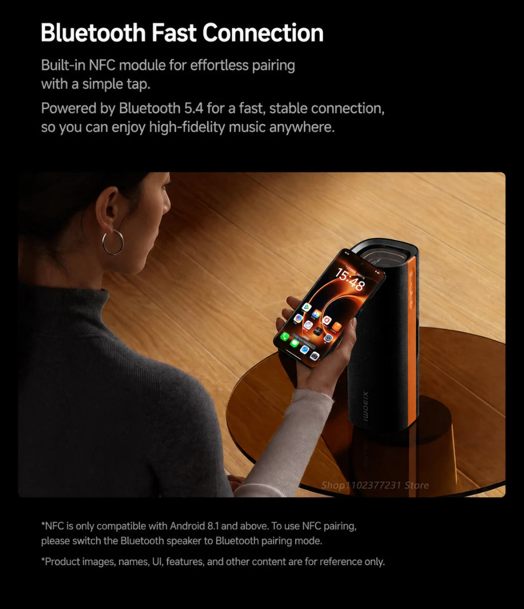 NEW Xiaomi Bluetooth Speaker Pro TWS Stereo Speaker IP67 Waterproof Bluetooth 5.4 Harman AudioEFX Combo 50W Portable Speaker CN