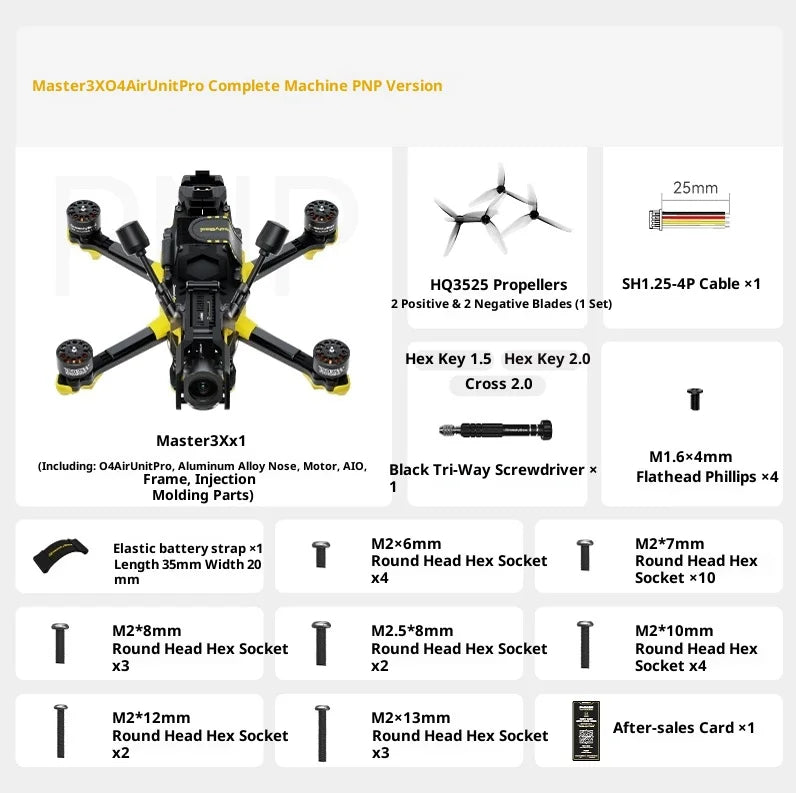 SpeedyBee Master 3X Pro Camera Drone with HD O4 Transmission System O4 pro PNP Tidesmit