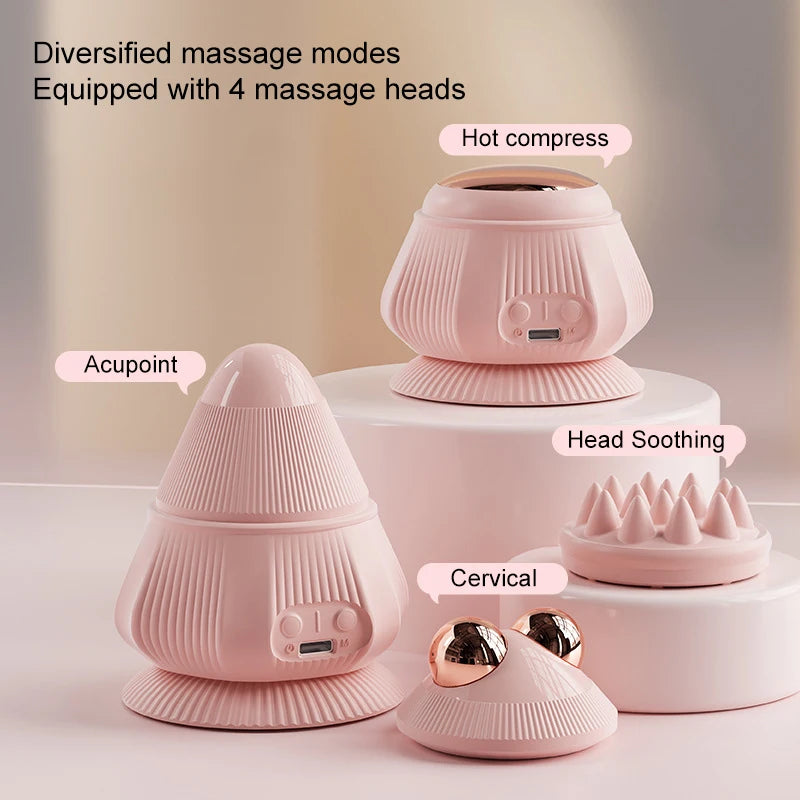 Electric Vibrating Massage Ball for Myofascial Relief - Portable Wellness Relaxation Treatment Tidesmit