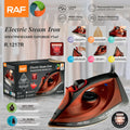 Tidesmit 2200W steam iron featuring a ceramic soleplate with anti-calc and anti-drip for all fabric types
