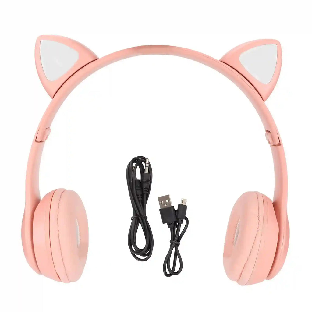 Wireless Over-Ear Headphones in Pink - Studio Sound & Noise Cancellation Tidesmit