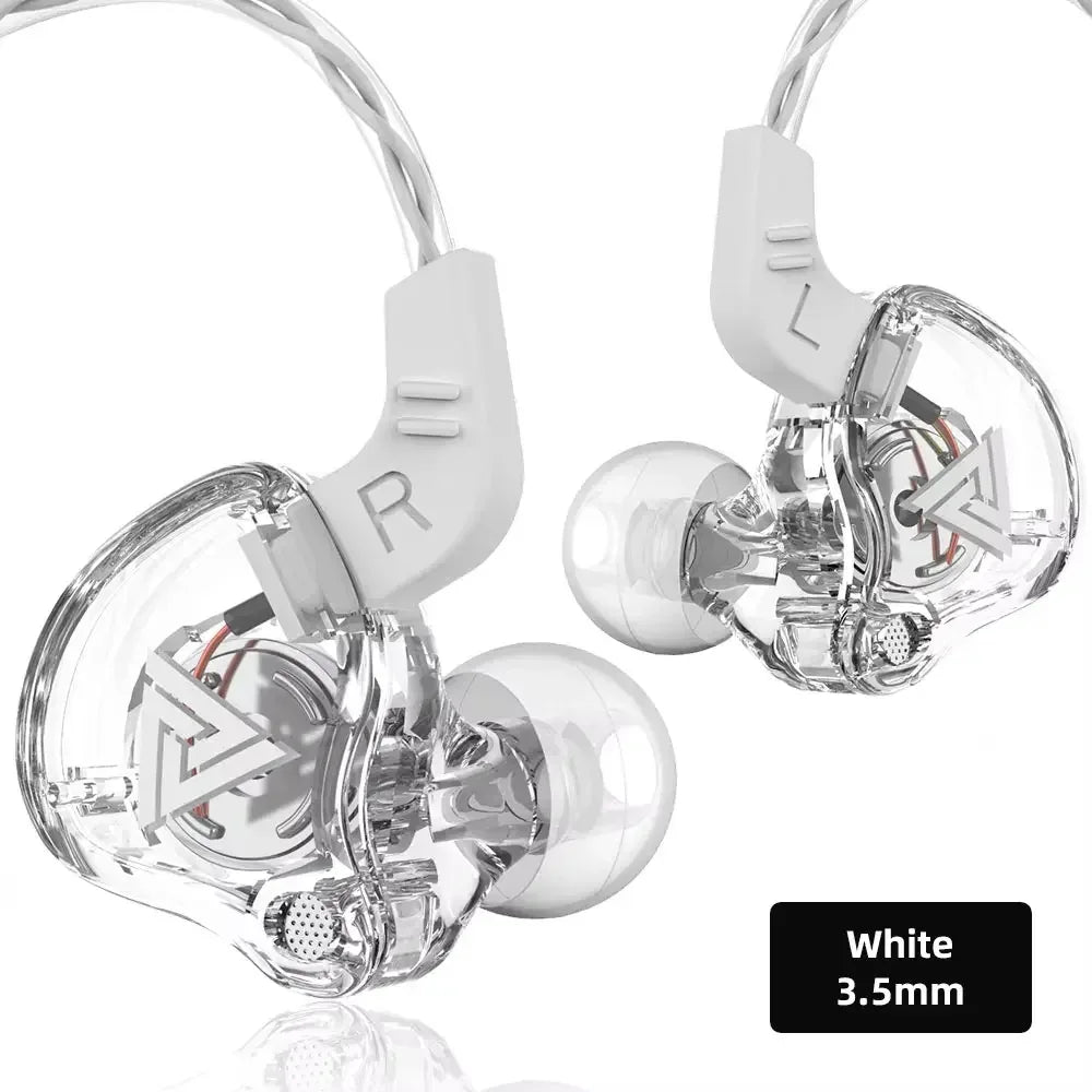 6 Dynamic Driver Wired In-Ear Headphones with Mic by Tidesmit white 3.5mm China Mainland Tidesmit