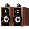 HiFi Bookshelf Passive Speakers 6.5-inch Three-way Frequency Division 130W Output Power Household Speakers 3-inch Midrange Unit