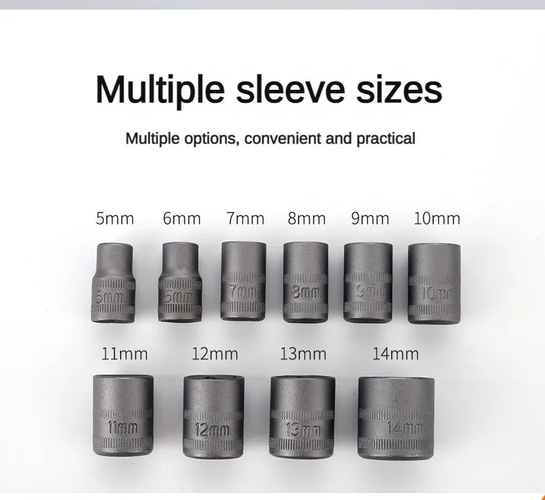 38pcs Professional Motorcycle Bicycle Maintenance Tool Set Quick Hand Tool Ratchet Screwdriver Sleeve Portable for Bike Repair