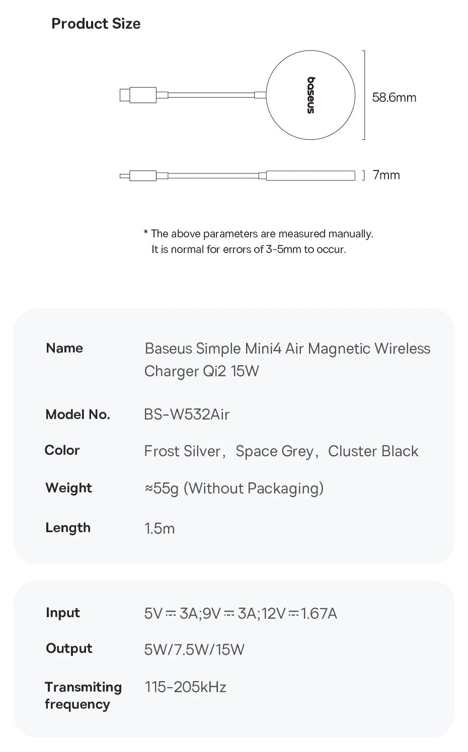 15W MagSafe Compatible Wireless Charger for iPhone 16/15/14 Tidesmit