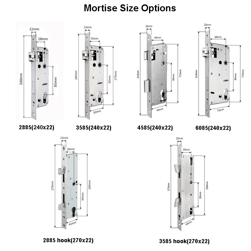 TTLock App Smart Aluminum Door Lock Waterproof Fingerprint Digital Password RFID Card Remote Electronic Sliding Glass Door Lock