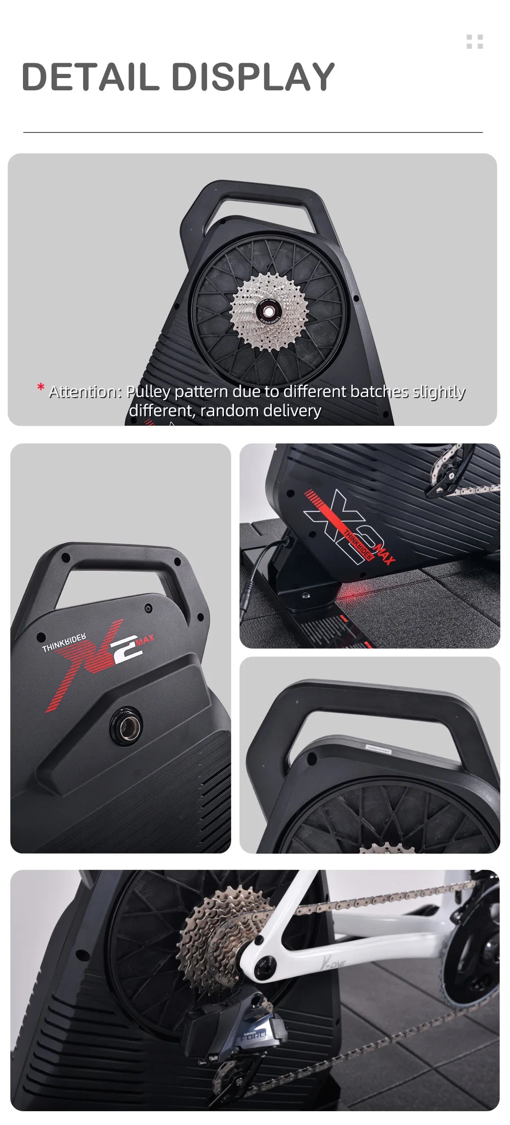 Smart Bike Trainer X2Max with Precision Power Meter for Road and MTB Tidesmit