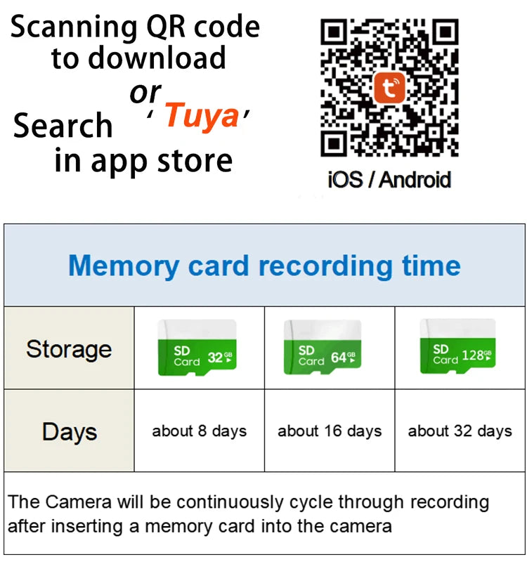 INQMEGA 5MP Tuya Outdoor PTZ Camera Ai Human Detect 1080P Security CCTV Camera Add Google Home And Alexa Wifi IP Camera