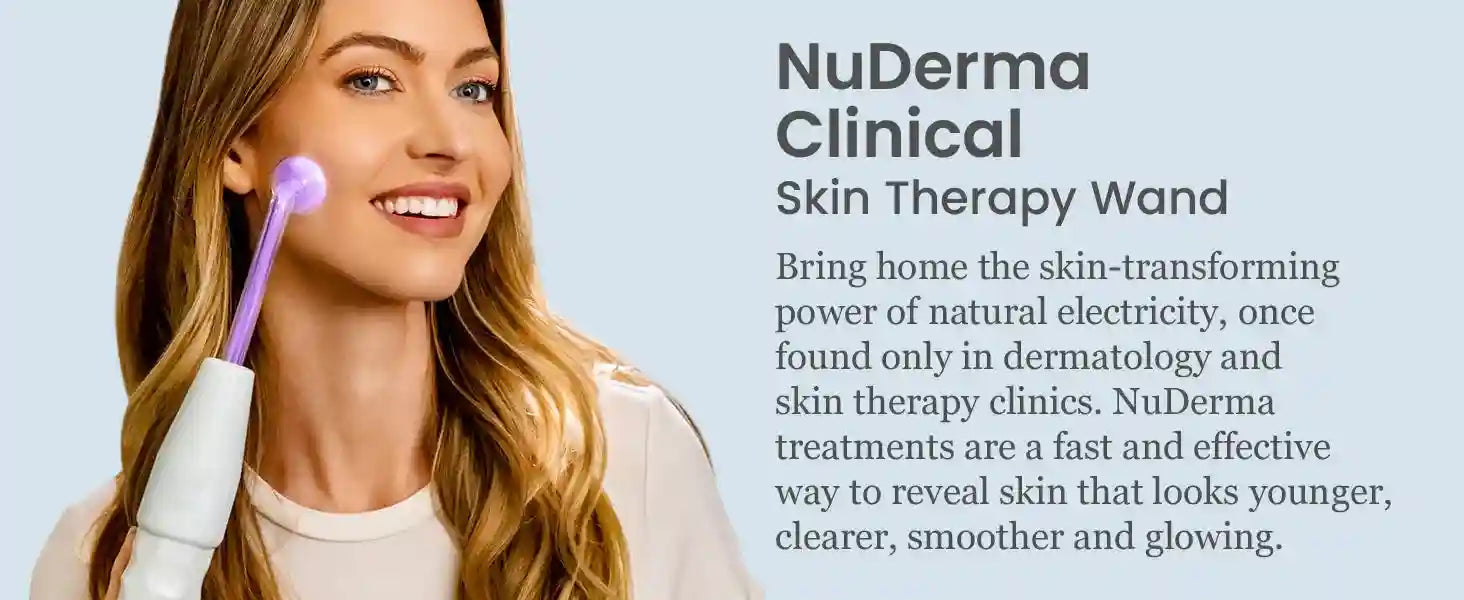 High Frequency Facial Wand: Acne Treatment & Skin Tightening - Purple Eye Massage Instrument Tidesmit