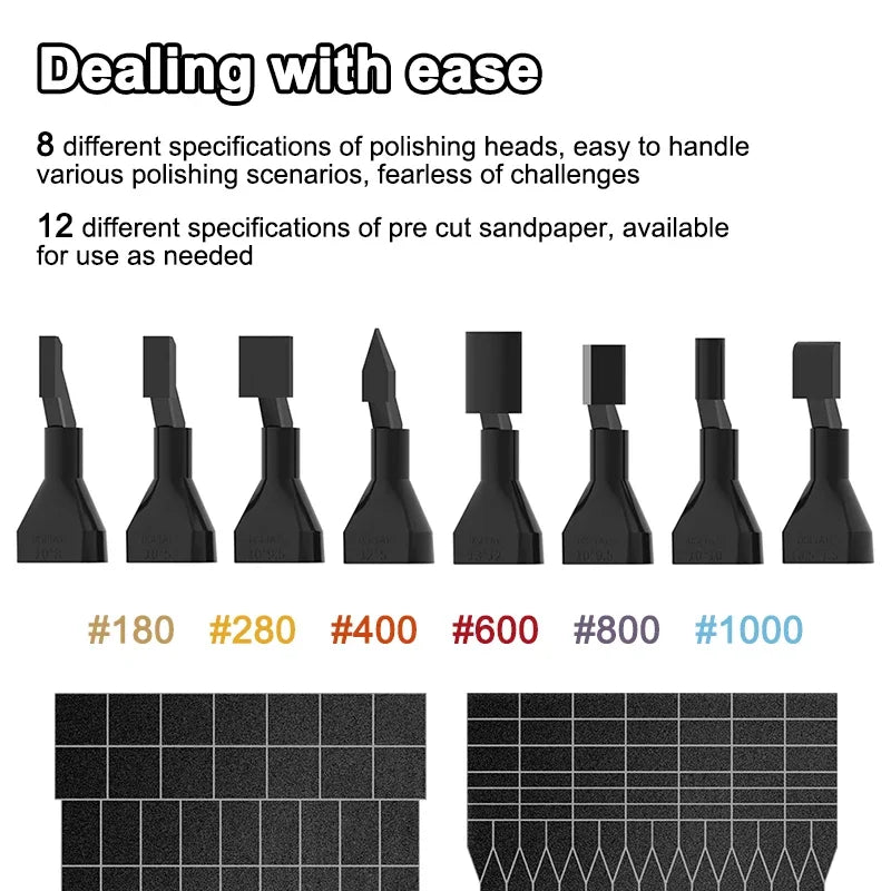 DSPIAE ES-A DIY Reciprocating Sander Electric Grinding Pen Plastic Model Sanding Heads Sandpaper Military Craft Tools