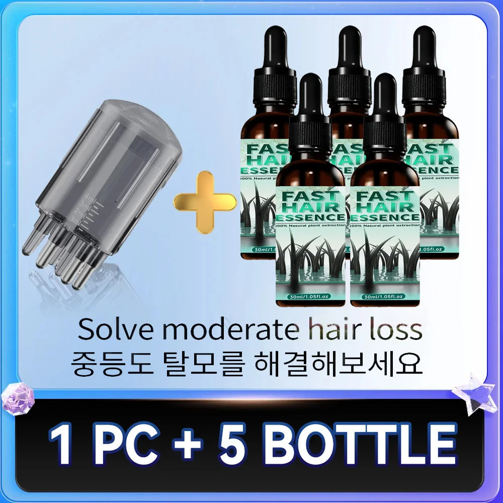 Scalp Treatment for Hair Growth | Revitalizing Serum for Scalp Health Scrubs Treatments 1PC with 5bottles Tidesmit