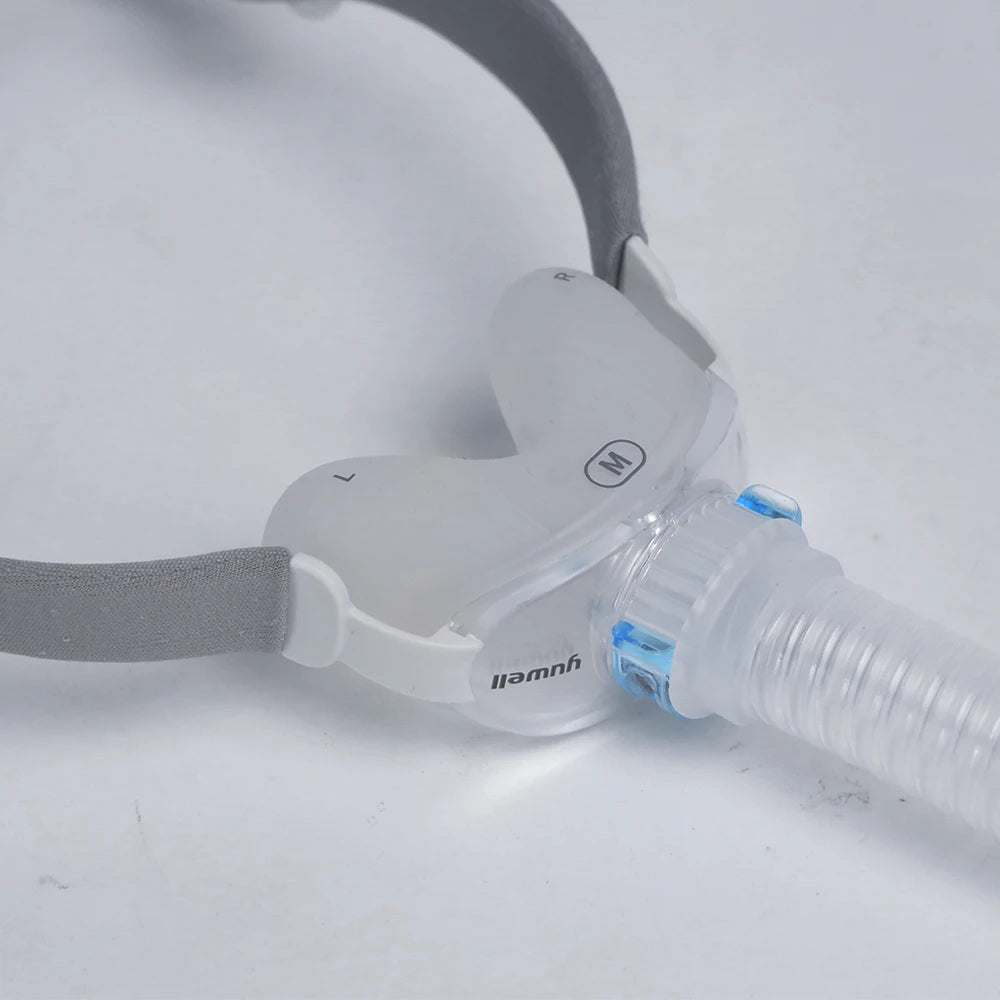 Yuwell CPAP Nasal Pillow Mask YN06 Breathwear Sleep Apnea Mask with Headgear M L Adjustable Anti Snore Stopper Medical Grade