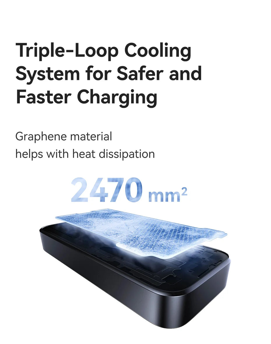 20000mAh 100W PD Power Bank with Retractable USB-C Cable Tidesmit