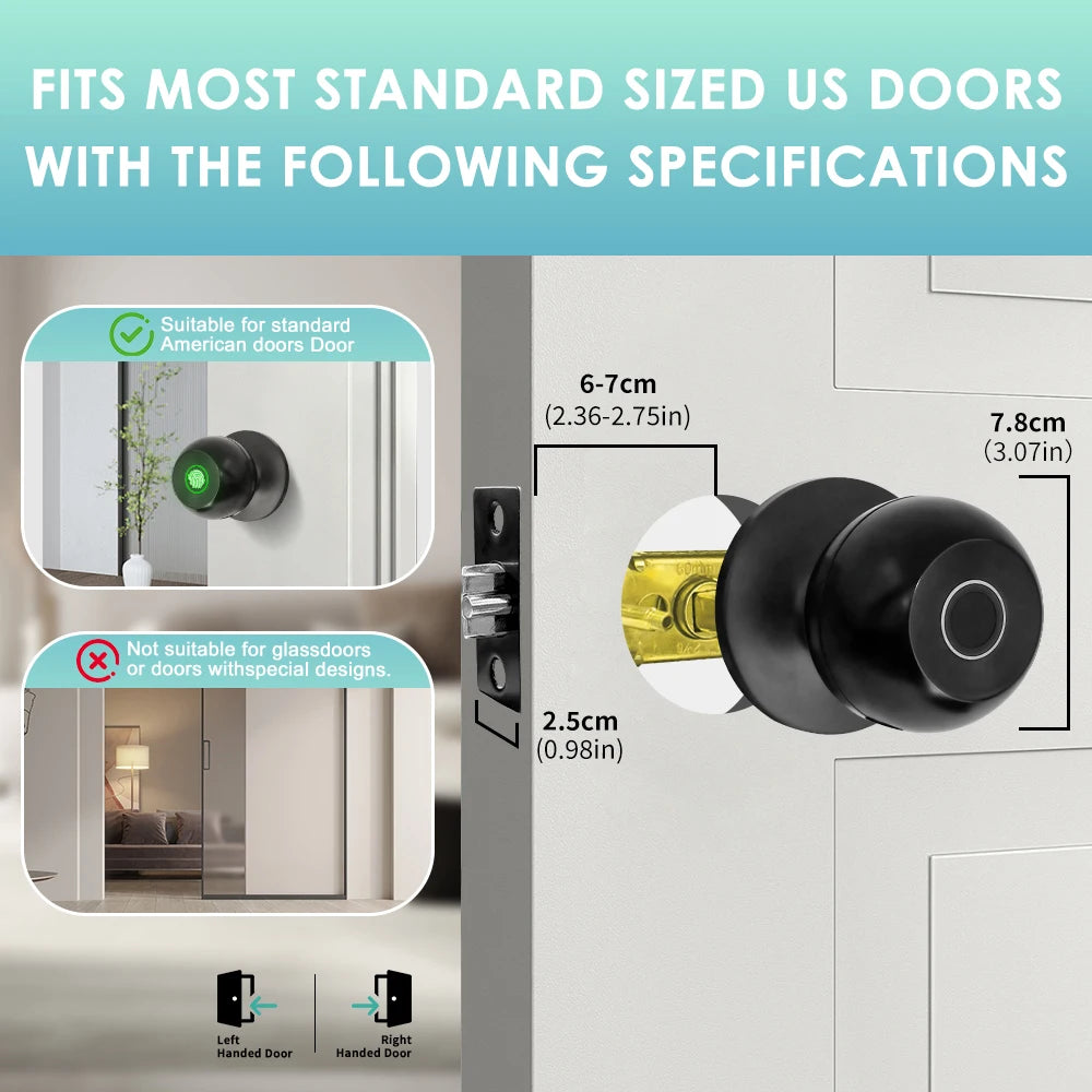 Tuya Smart Home Door Lock 3-in-1 Key / Fingerprint / Smart Life APP Unlock Hotel Apartment Warehouse Smart Door Locks