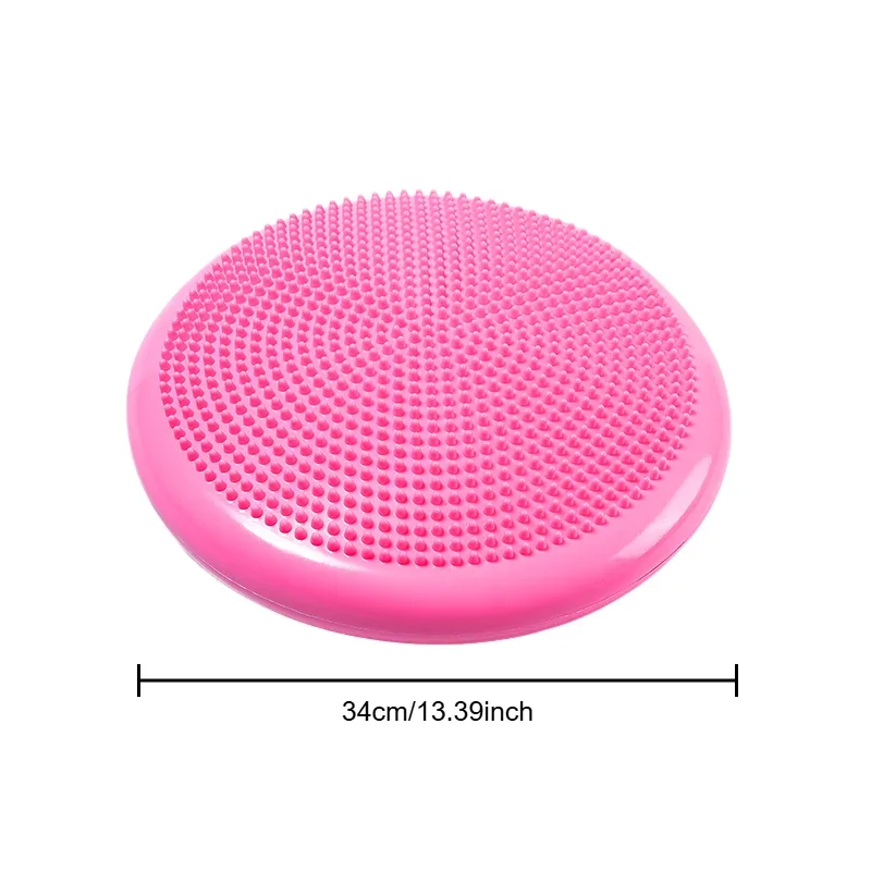 Inflatable Balance Cushion Thickened Explosion-Proof Soft For Yoga Massage Workout Pad Seat Ball