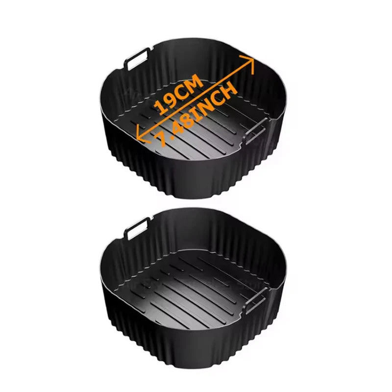 19cm Air Fryer Mold for Philips NA229 Reusable Silicone Baking Liners for Philips 4.2L Airfryer Series 2000 Kitchen Accessories