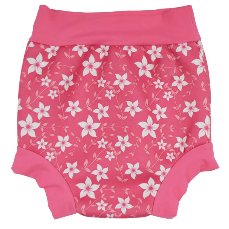 Infant Children Leakproof Swimming Nappies Newborn Baby High Waist Swimming Trunks Baby Boys Girls Cartoon Printed Cloth Diaper