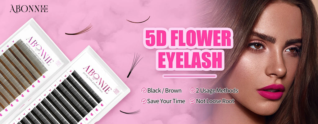 Russian Volume Eyelash Extensions 5D-6D | Matte Soft False Lashes False Eyelashes Tidesmit