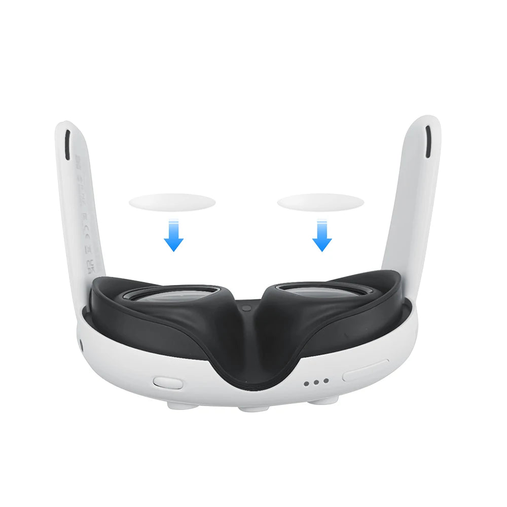 Meta Quest 3 Lens Protector Tempered Glass Scratch Resistant 2-Pack Tidesmit
