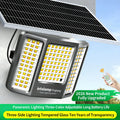 intelamp Powerful 20000mah Solar Lights Outdoor 3 Colors Modes With Super Large Solar Panel For Garden Yard Path Garage