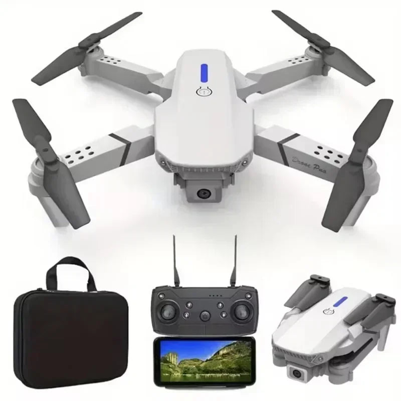 4K WiFi FPV Camera Drone - Foldable RC Quadcopter with HD Lens Tidesmit