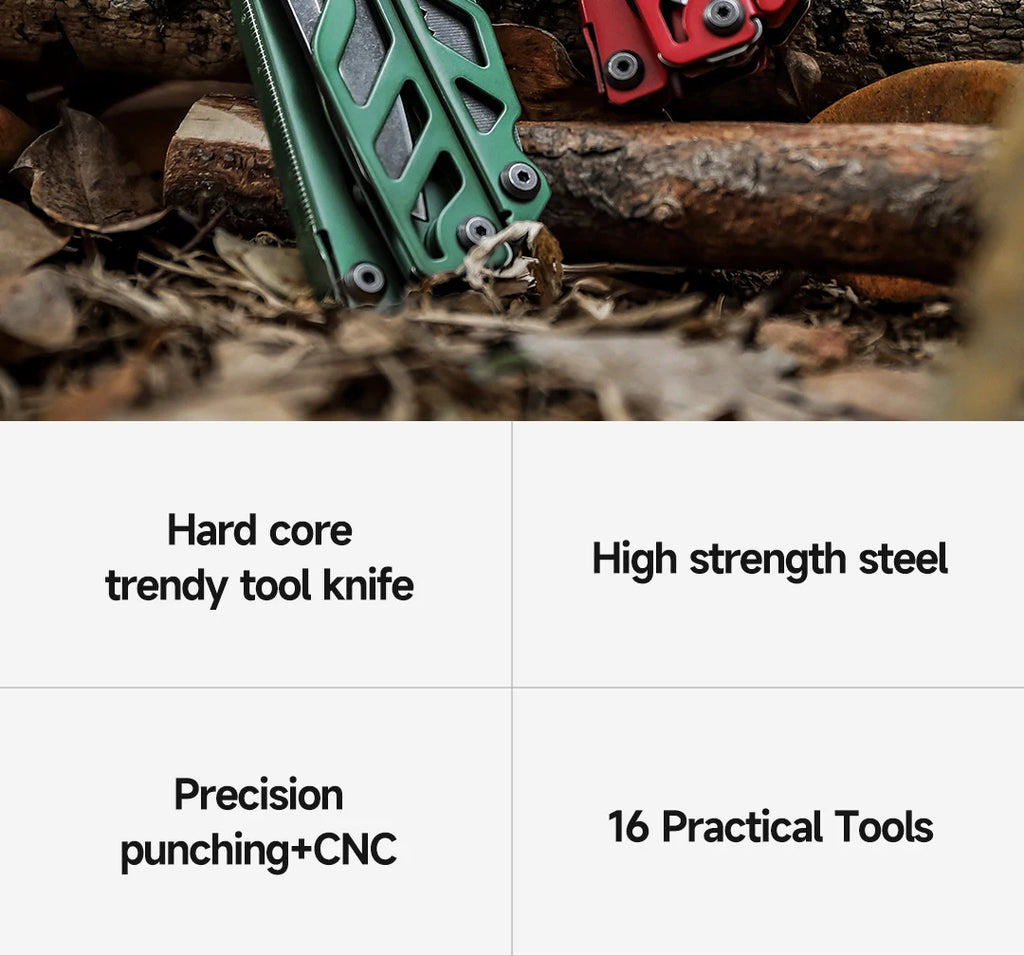 NexTool Flagship Pro 16-in-1 Multi-tool Pliers EDC Folding Knife Camping Gear Outdoor Survival Kit Portable Tool Set