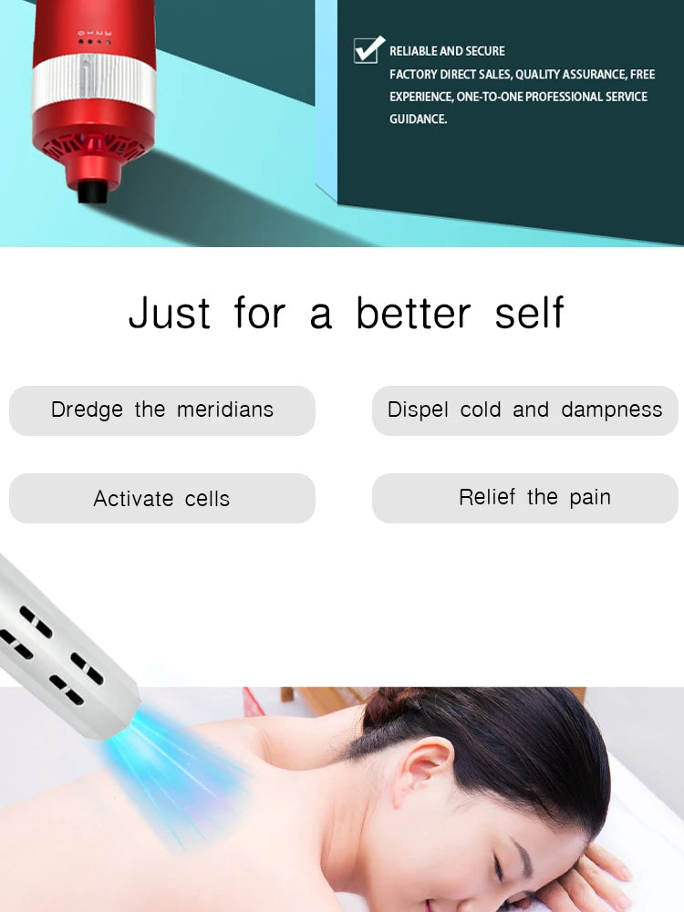 Terahertz Therapy Blower 7.0 Plus | EU Plug Home Wellness Tool Relaxation Treatment Tidesmit