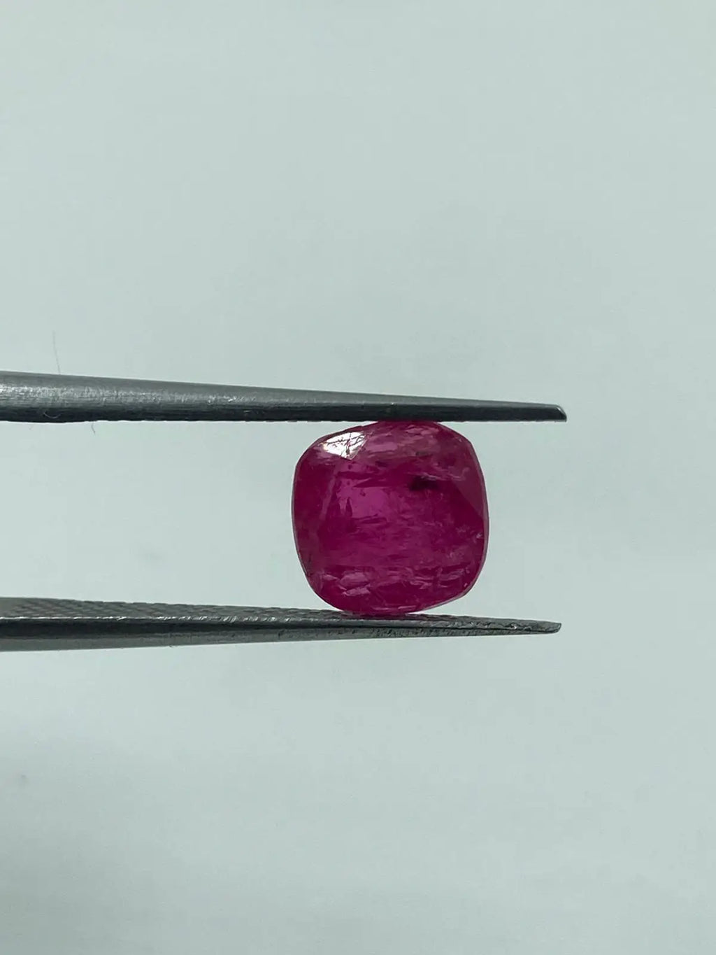 Natural Rare Premium Quality Spinel Gemstone Cushion Cut Pinkish Red 7mm 2.10cts 100% Natural & Genuine Stone