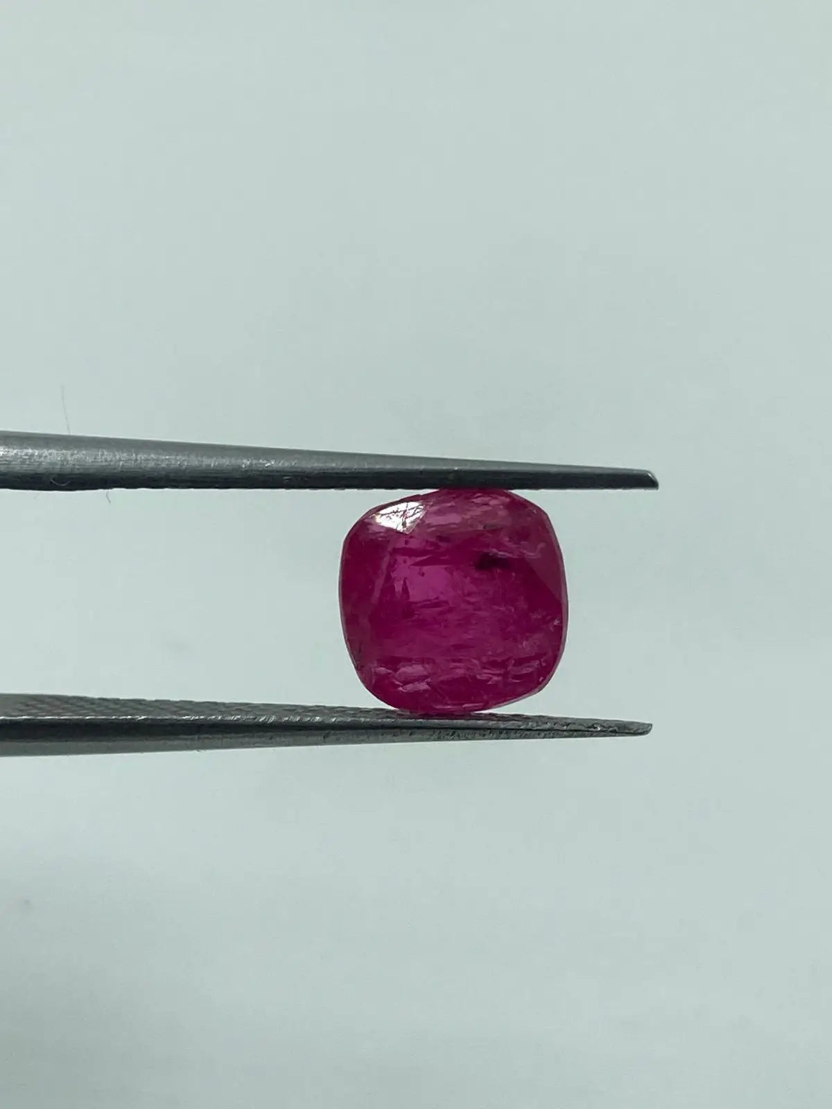 Natural Rare Premium Quality Spinel Gemstone Cushion Cut Pinkish Red 7mm 2.10cts 100% Natural & Genuine Stone
