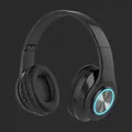 Wireless Over-Ear Headphones with Active Noise Cancellation - Black Headband Black Tidesmit