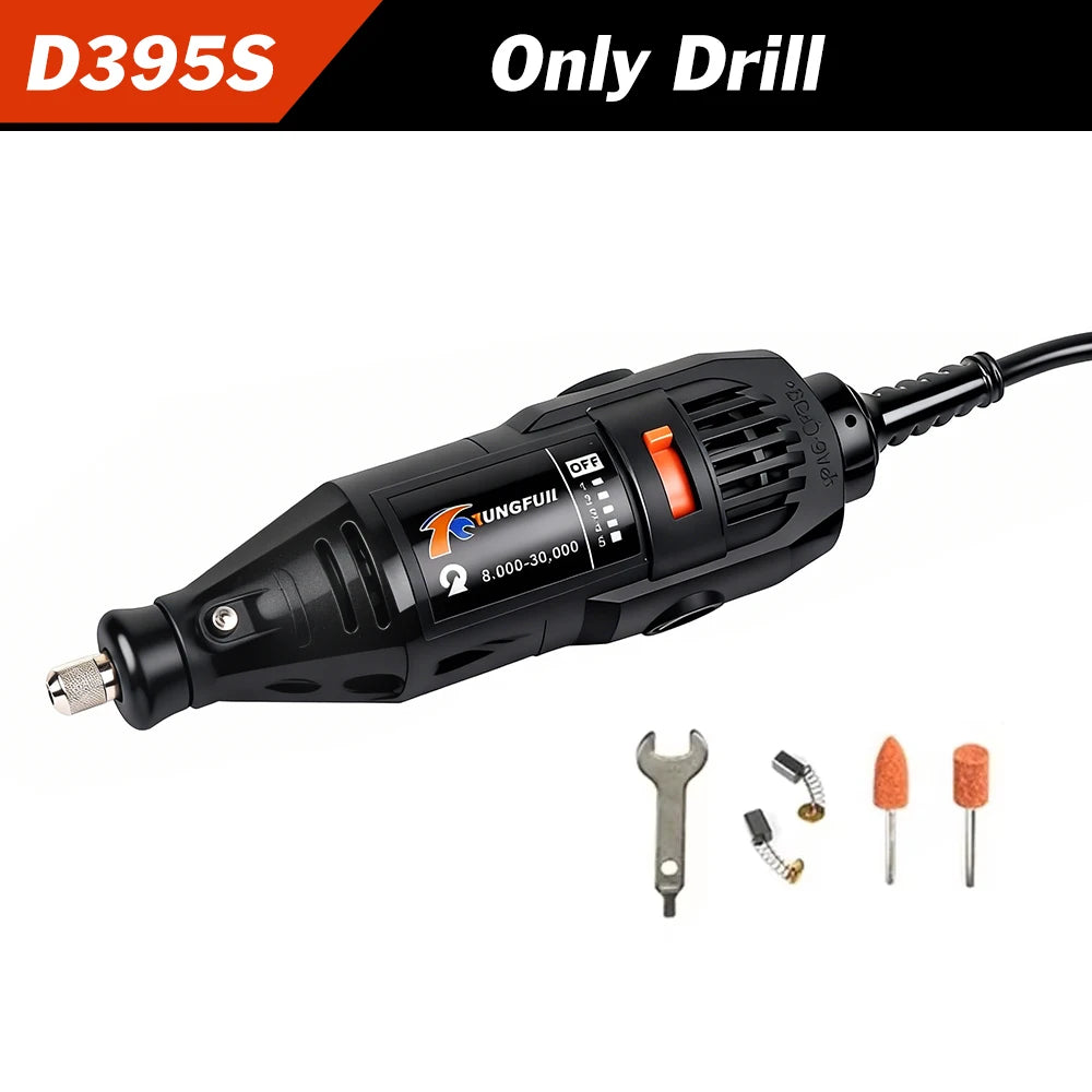 Mini Electric Drill Engraver Machine, Dremel Rotary Tools, Engraver Grinder Compatible with Power Tools, Accessories, 220V