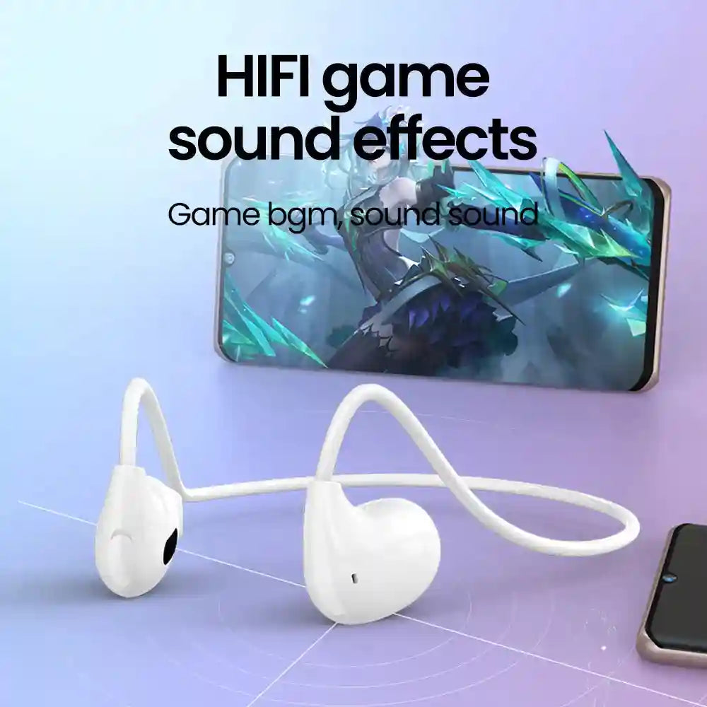 Air Conduction Wireless Sports Headphones - Open Ear Bluetooth Headset Tidesmit