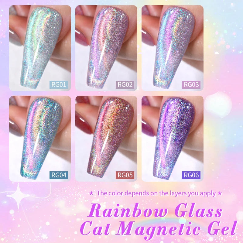 9D Cat Eye Gel Polish Magnetic UV LED Varnish for Professional Manicure Permanent Makeup Machines Tidesmit