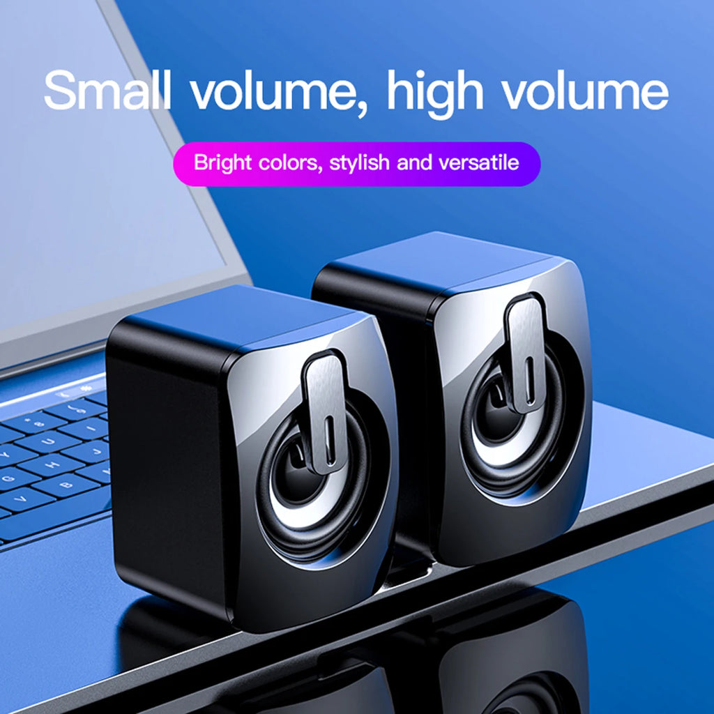 Mini Speaker For Computer PC Laptop Desktop Caixa De Som Sound Box Music Audio System Column Coluna Stereo Set Bocina Acoustics