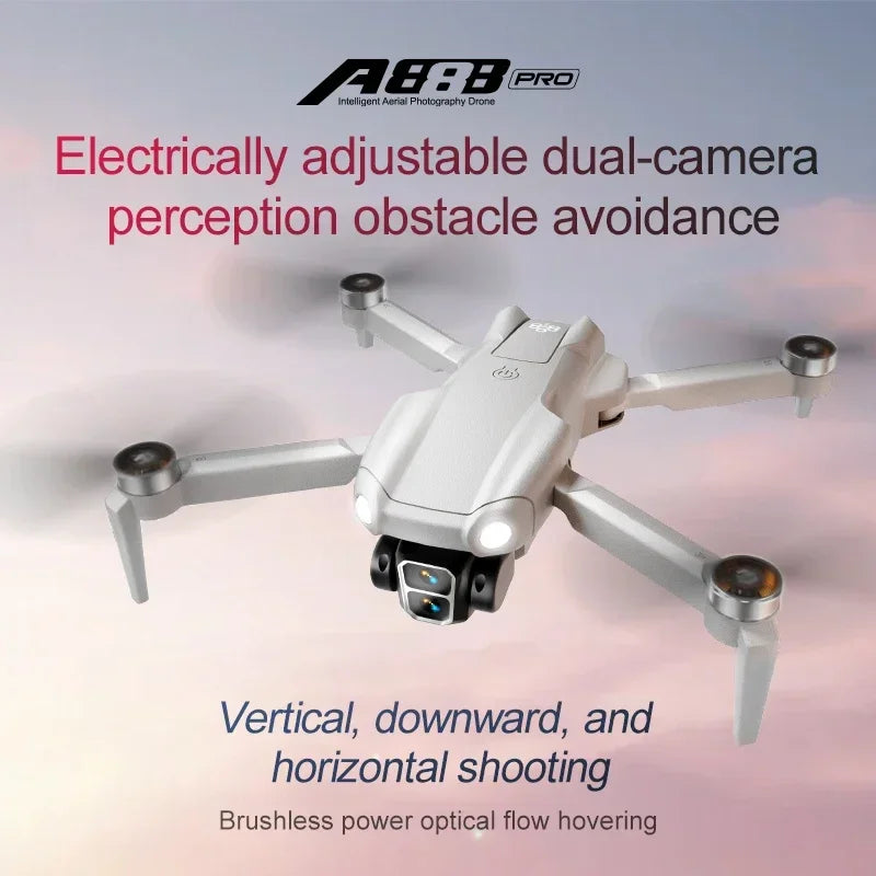 4K Camera Drone with Obstacle Avoidance - Brushless Motor Foldable Design Tidesmit