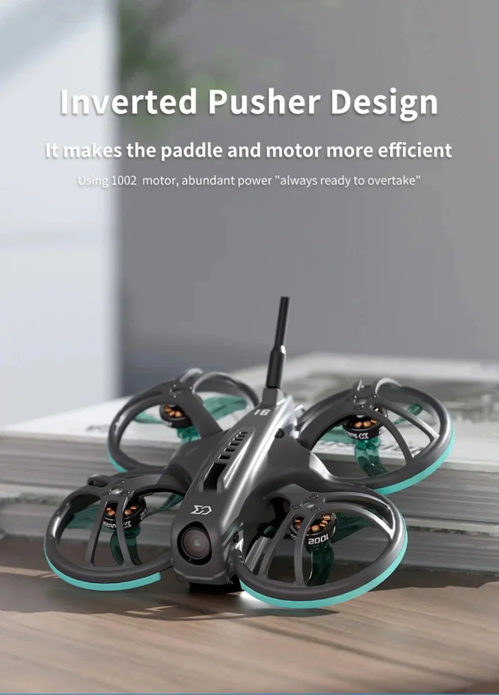 FPV Whoop Drone RTF 1S Analog Quadcopter - Precision Racing Setup Tidesmit