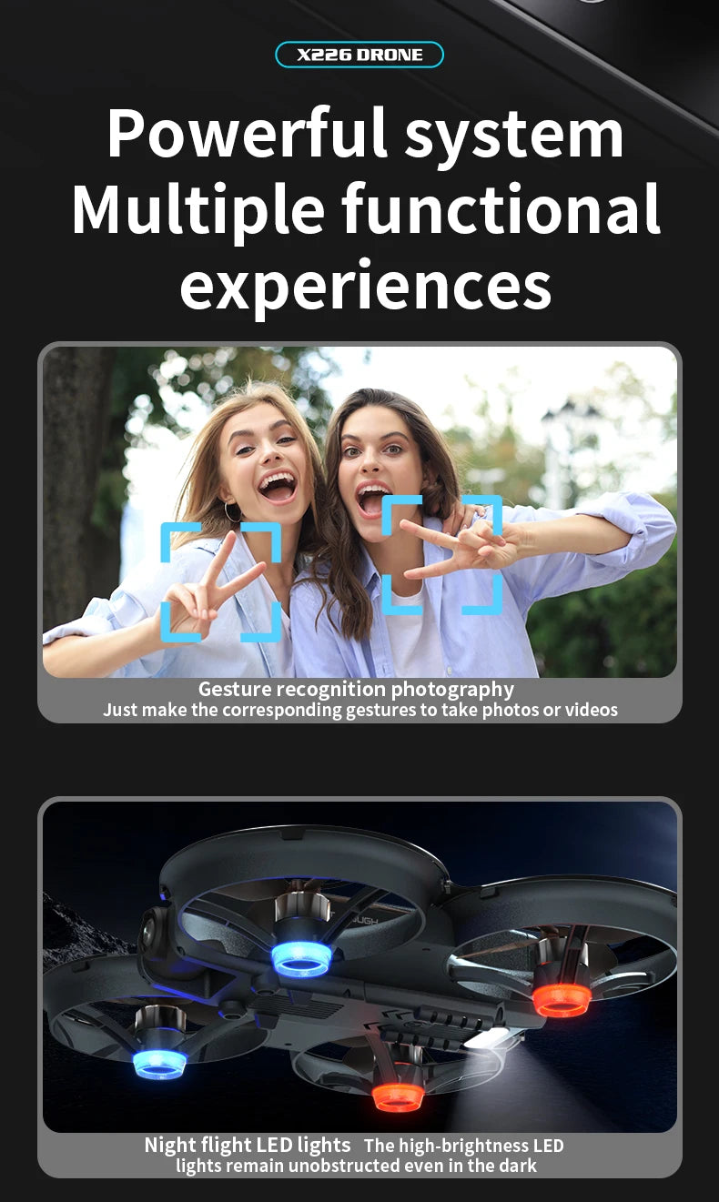 Tidesmit X226 4K Camera Drone with GPS and Obstacle Avoidance Tidesmit