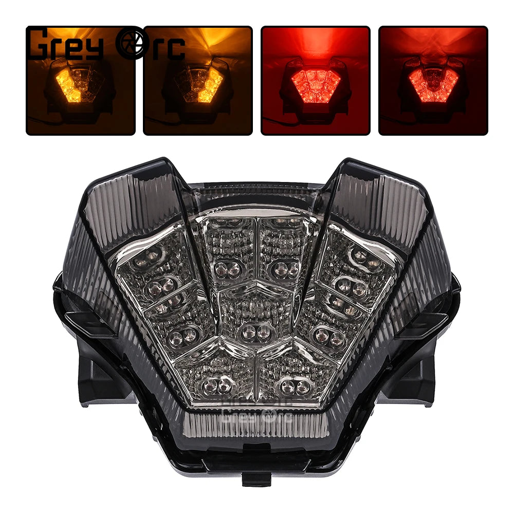 Motorcycle LED Rear Tail Light Brake Turn Signal Integrated Light For Yamaha MT-07 MT07 2018 2019 2020 2021 2022 2023 2024