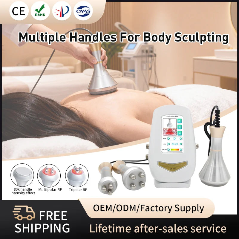 Ultrasonic Body Shaping Machine - Professional Firming & Toning Device Body Shaping Massage Equipment Tidesmit